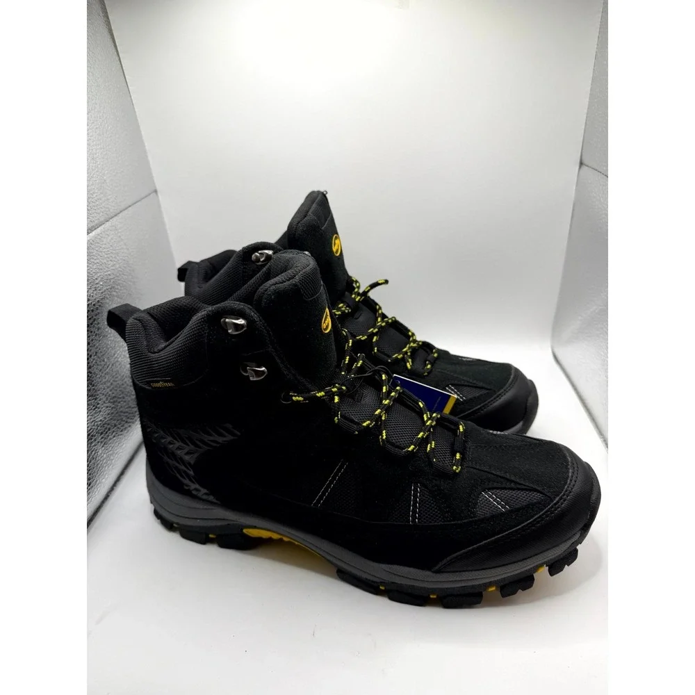 Goodyear‎ Teton Mens 12 Black Ankle Round Toe Lace Up Outdoor Hiker Work Boots
